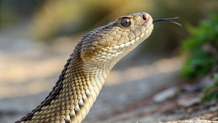 Snake, sharp and realistic, Photo, Natural light.