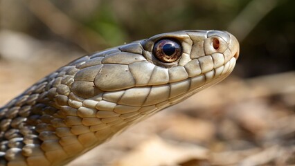 Obraz premium Snake, sharp and realistic, Photo, Natural light.