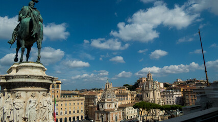 view of altare della patria in rome