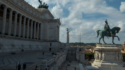 view of altare della patria in rome