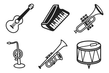 musical instruments set