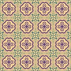 Floral Pattern Design in Soft Pastel Colors