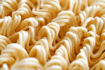 Instant noodles texture for background.