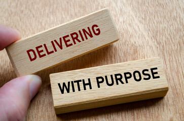 DELIVERING WITH PURPOSE takes shape as values are actively constructed, anchoring every effort in...