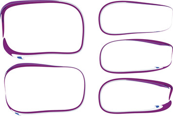 purple color abstract creative rectangular text box frames