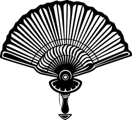 Electric Table Fan Flat Vector Illustration