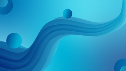 Trendy fluid blue gradient background for landing page background, colorful abstract liquid 3d shaped. Futuristic design backdrop for banner, poster, cover, flyer, presentation, advertising