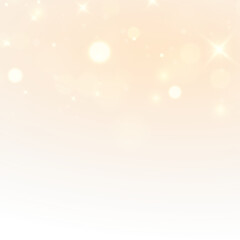 Golden Sparkles and Shiny Dust on Transparent Background – Festive Magic Light Effect, Glow,...