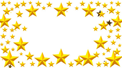 star frame yellow, isolated, web design, svg