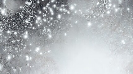 A Mesmerizing Abstract Image of Silver and White Textures