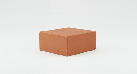 Solid terracotta square object