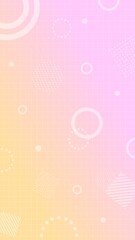 Cute background with gradients and geometric patterns