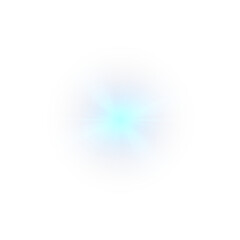 Blue light Bright Lens .Flare Effect png