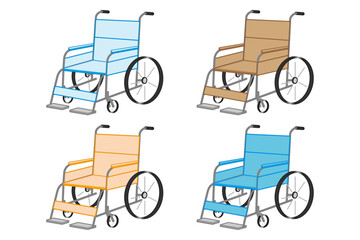 車椅子のシンプルなイラスト