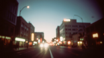 Fototapeta premium Abstract blur bokeh background - vintage filter