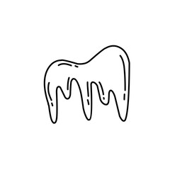 handdrawn snow ice icon