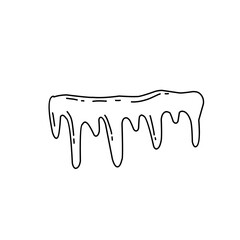 handdrawn snow ice icon