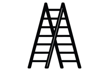 ladder-simple-icon--wood-step-ladders-.eps