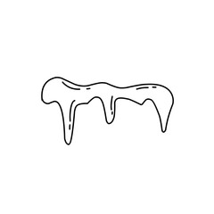 handdrawn snow ice icon