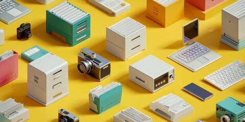 3d render of a modern building