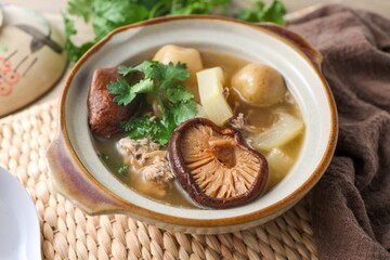 Homemade Winter Melon With Pickle Lime Soup 