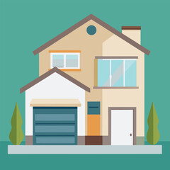 vector illustration of a house
