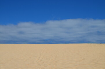 Sand dunes on Spanish island