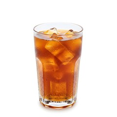 Glass of Iced Tea with Ice Cubes