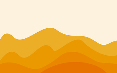 Landscape wallpaper summer design wave