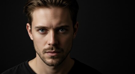 Fototapeta premium Close-up portrait of a man