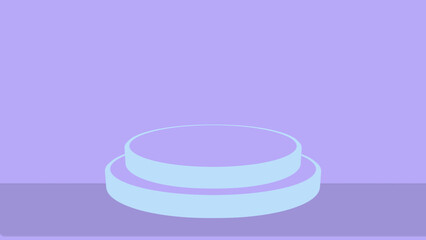 Light Purple Product Display Stand