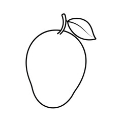 mango fruit vector illustration