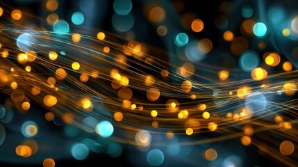 beautiful bokeh or light movement background.