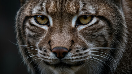 Obraz premium close up portrait of a lynx