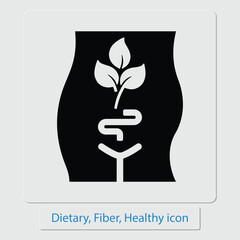 Dietary, Fiber, Healthy icon