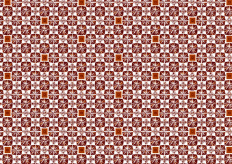 A seamless pattern coloring featuring star burst floral vector shapes