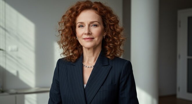 Confident Business Woman - Powered by Adobe