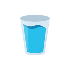 Water Glass Icon Vector Design.