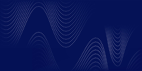 Blue background abstract with line waves and gradient variation. Suitable for user interface stroke websites