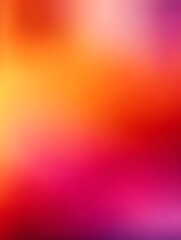 Warm gradient background in orange, pink, and red tones