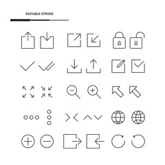 Web Icon Set Vector Design.