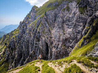 Rugged Alpine Peaks And Verdant Valleys In The Grigna Massif: Scenic Mountain Landscape In Lombardy...