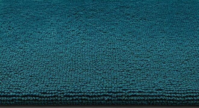Teal, Turquoise, Blue, Teal Textured Bath Mat Close-Up