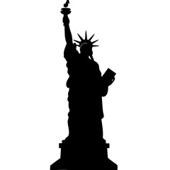 statue of liberty vector illustration