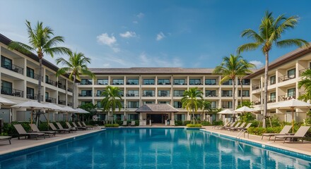 Resort, Hotel, Pool, Luxury Resort Pool and Tropical Landscape