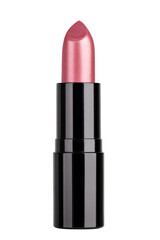 Obraz premium Lipstick in a sleek black casing with a shimmering pink hue.