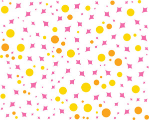 seamless pattern with colorful circles