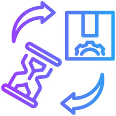 Product life icon for business opportunities, business, website, application, printing, document, poster design, etc