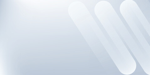 Abstract white and blue background. Minimal geometric white light background abstract design.