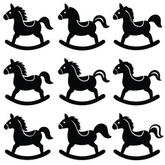 Rocking Horse Silhouette Collection